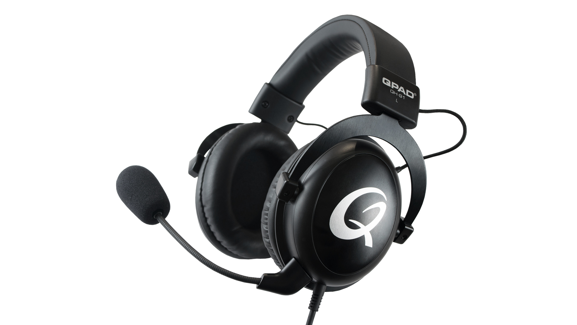QPAD Gaming Headset Stereo High End QH-91 3,5 Klinke schwarz