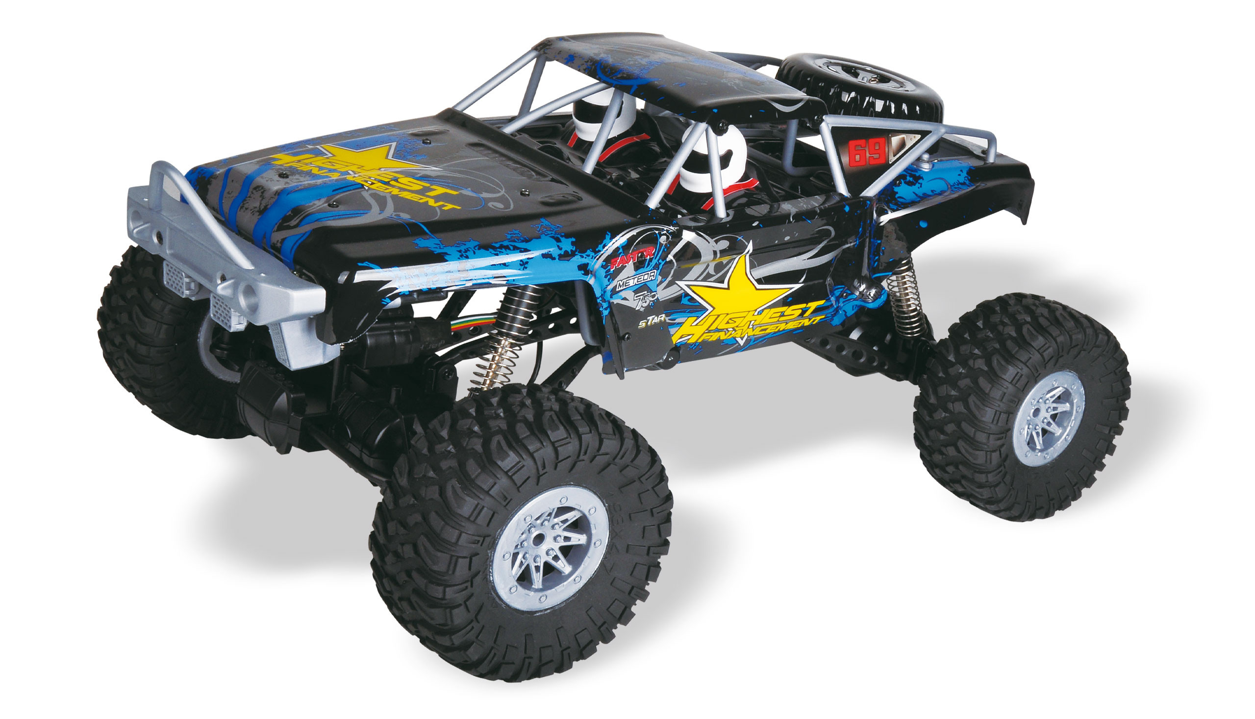Amewi RC Crawler Double Bridge 4WD 1:10 RTR schwarz /&shy;14+