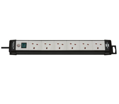 Brennenstuhl Steckdosenleiste Premium-Line 6x 3m UK
