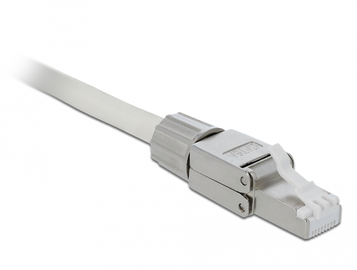 DELOCK RJ45 Stecker Cat.6A STP werkzeugfrei DELOCK RJ45 Stecker Cat.6A STP werkzeugfrei
