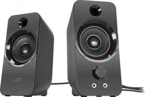 Speedlink Lautsprecher DAROC, Stereo, schwarz retail
