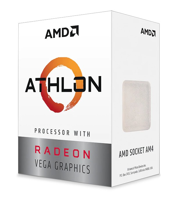 AMD   Athlon 3000G with Radeon Vega Graphics 3.5GHz BOX