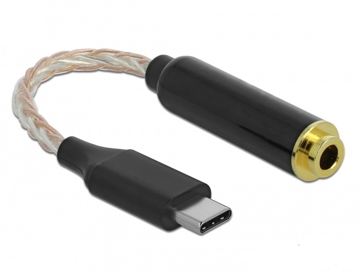 DELOCK Audio Adapter USB Type-C St > 4,4mm 5Pin Klinkenbu. DELOCK Audio Adapter USB Type-C St > 4,4mm 5Pin Klinkenbu.