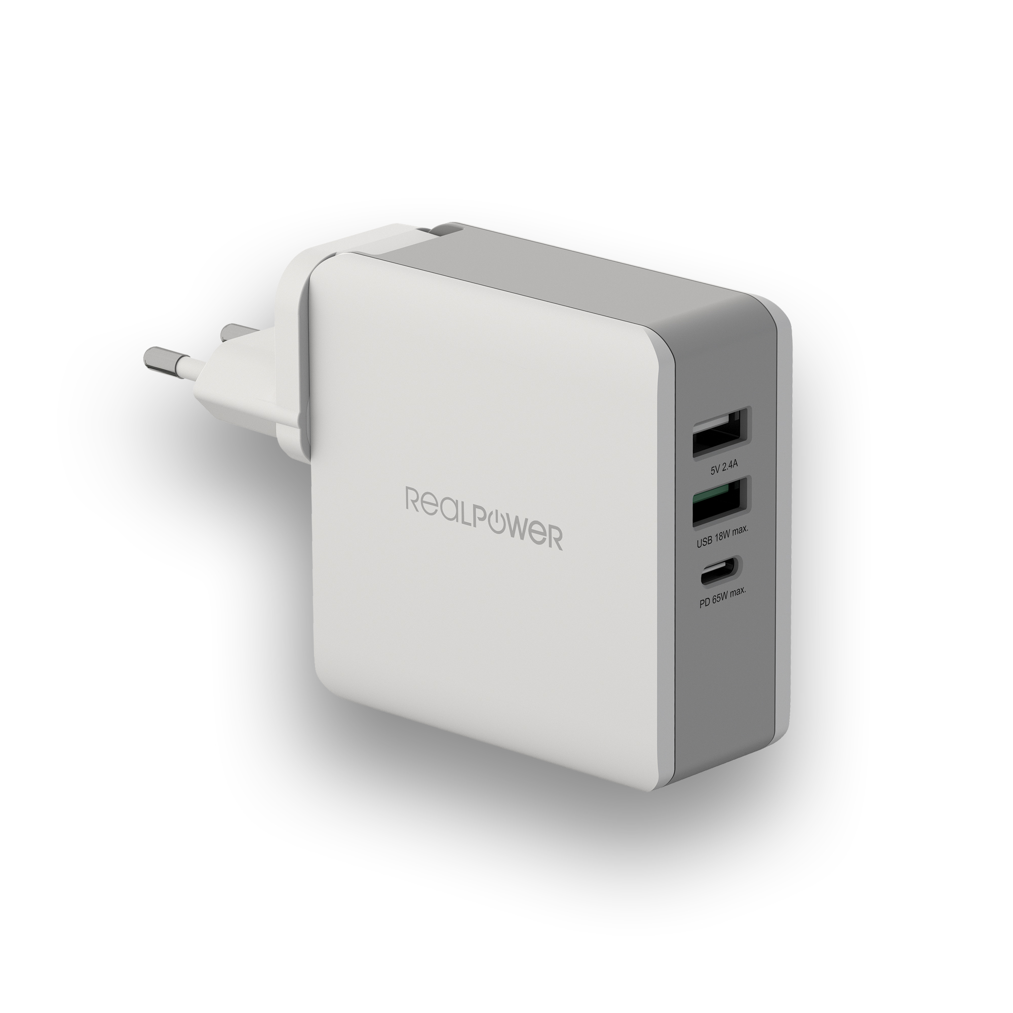 RealPower Ladegerät DeskCharge-65 Travel 65W RealPower Ladegerät DeskCharge-65 Travel 65W