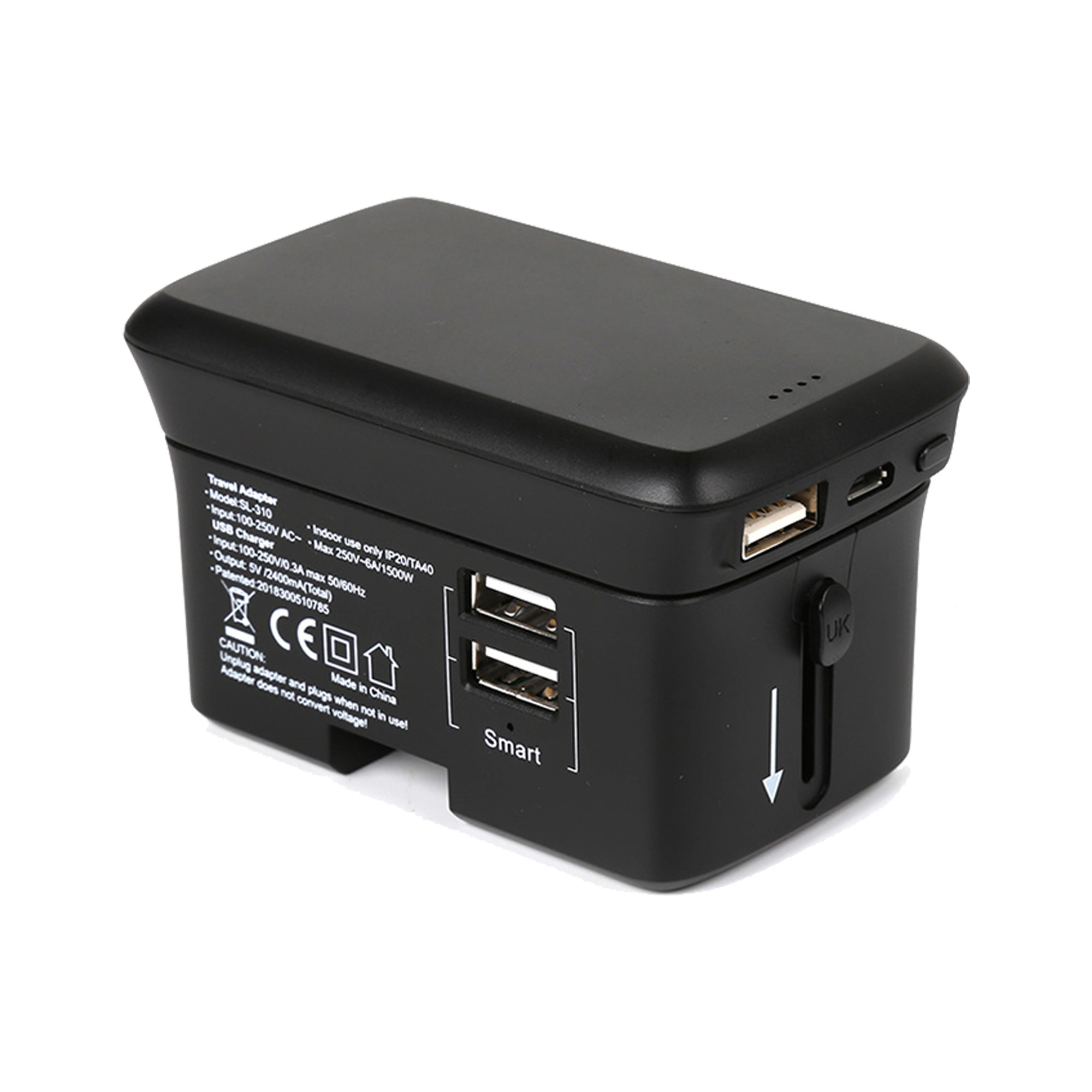RealPower Ladegerät TravelCharge-4k inkl. Powerbank