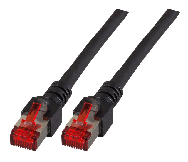 EFB RJ45 Patchkabel S/­FTP Cat.6 LSZH 50.00m schwarz EFB RJ45 Patchkabel S/­FTP Cat.6 LSZH 50.00m schwarz