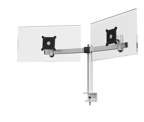 DURABLE Monitorhalterung PRO 2 Mon. Tischklemme silber