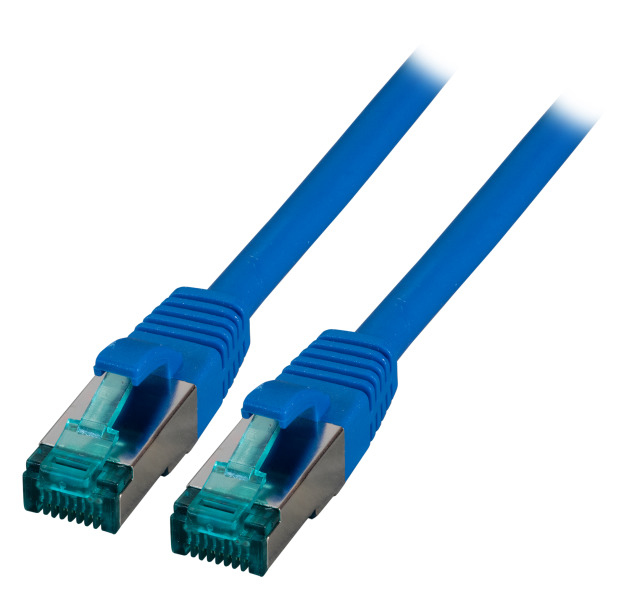 EFB RJ45 Patchkabel S/&shy;FTP Cat.6A LSZH 15.00m blau