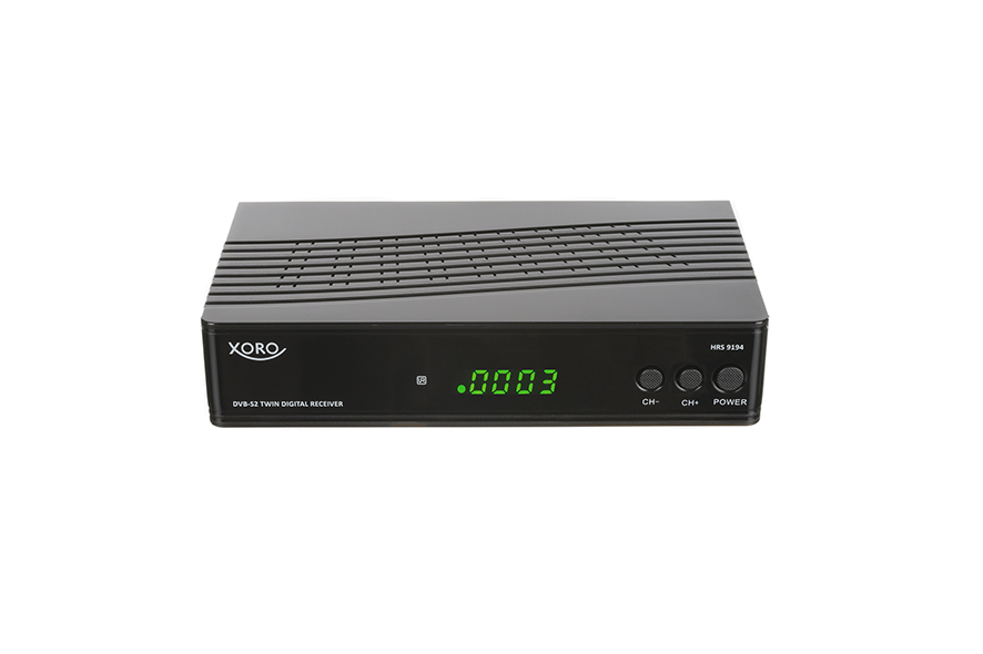 Xoro HRS 9194 HD Receiver Twin Tuner DVB-S2 PVR-R USB REC