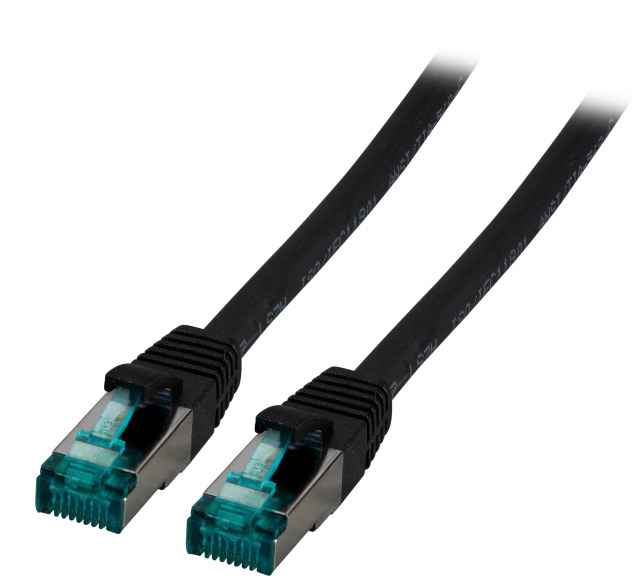 EFB RJ45 Patchkabel S/&shy;FTP Cat.6A LSZH 15.00m schwarz