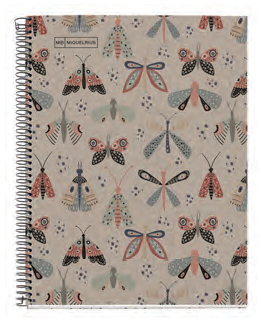 Miquelrius Notizblock SCHMETTERLING DESIGN Recy. A5 80 Blatt