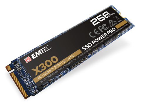 Emtec SSD M.2 NVMe PCIe 3.0 X300 256GB Intern retail