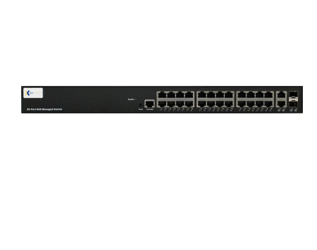 barox Switch 24-Port 24x10/&shy;100/&shy;1000TX RJ45 Management