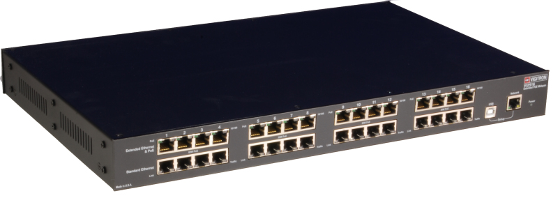 barox PoE Midspans/&shy;Midspan-Extender 19" 1HE 16Kanal 37W PoE+