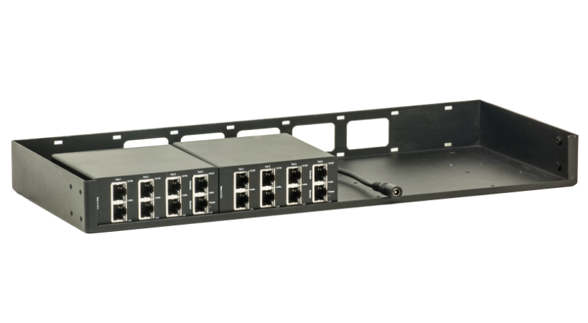 barox 8-Kanal UTP Extender für IP und PoE/&shy;PoE+, 19"/&shy;1HE