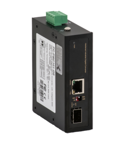 Barox Medienkonverter 1-Port 10/&shy;100/&shy;1000TX RJ45 POE 1x100FX