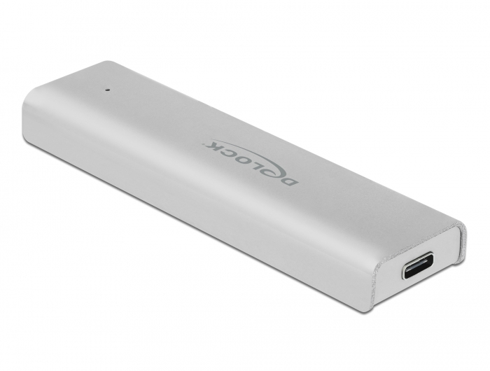 DELOCK Externes Gehäuse für M.2 NVMe PCIe SSD  USB 10 Gbps