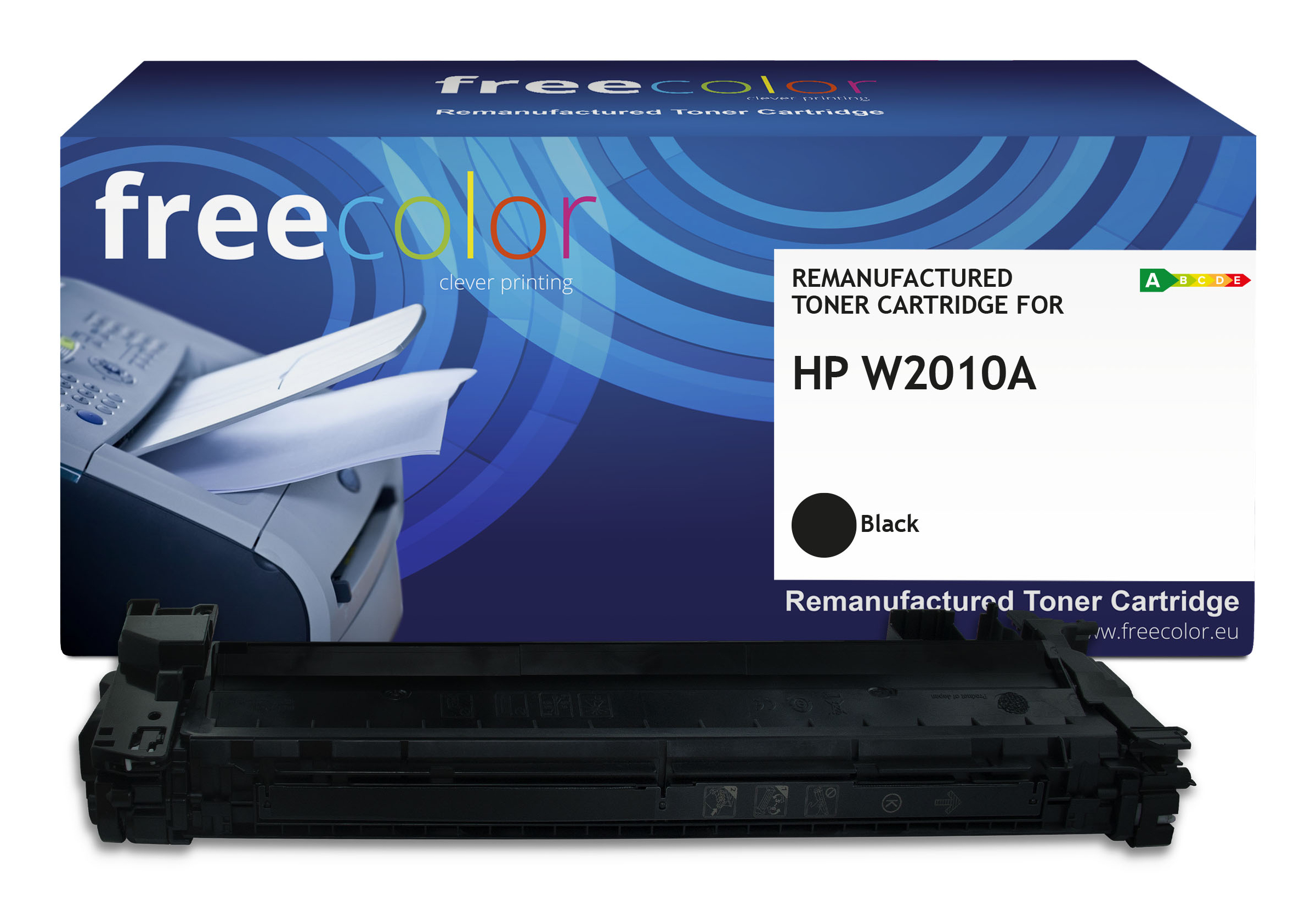 Freecolor Toner HP W2010A black mit chip 16000p kompatibel
