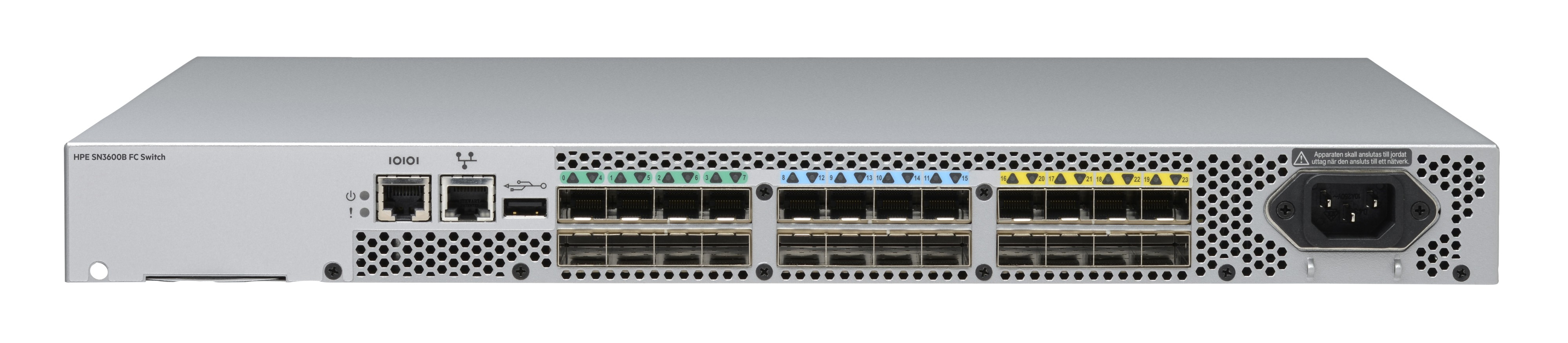 HPE SN3600B 24/&shy;8 8p 32Gb SW SFP FC Switch
