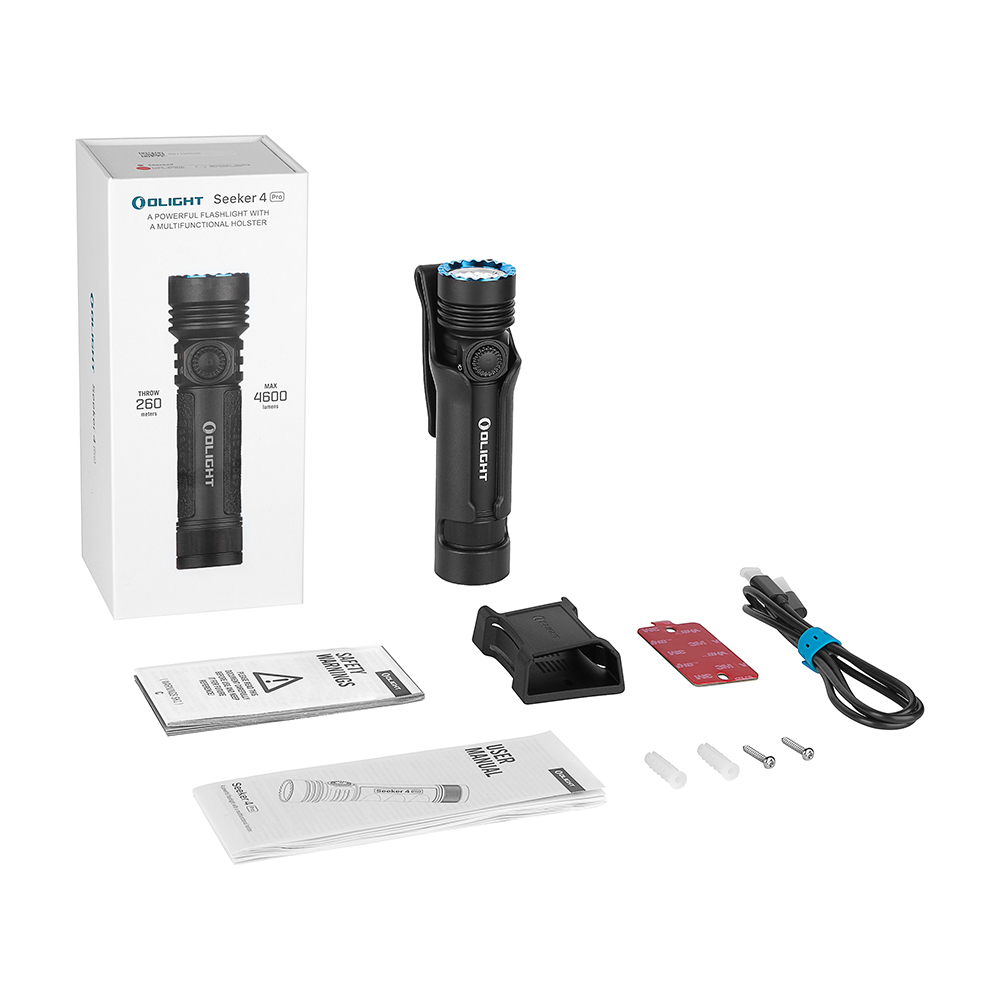 OLIGHT Taschenlampe Seeker 4 Pro CW Matte Black