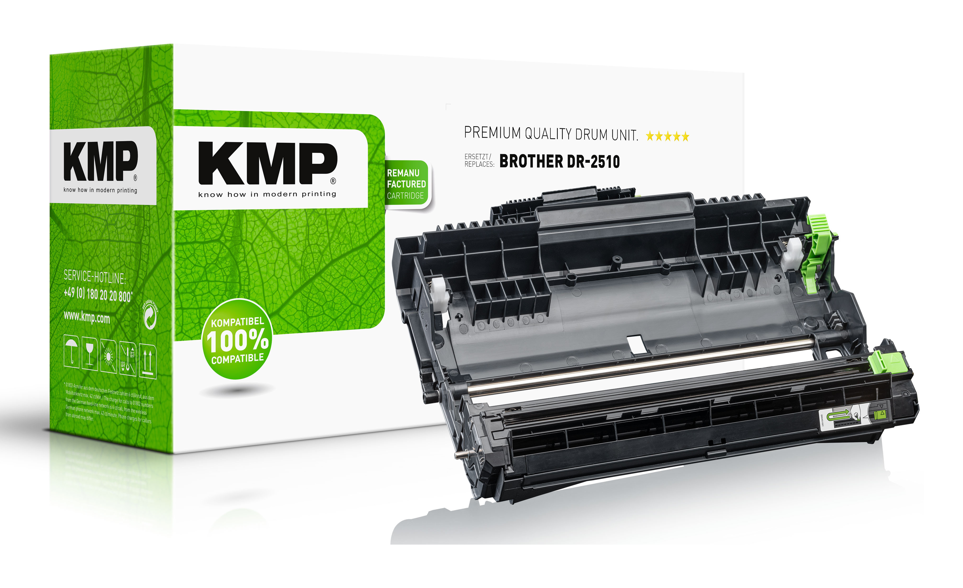 KMP Trommel Brother DR-2510 15.000 S. remanufactured