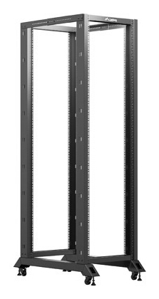 LANBERG 19" 42U 600x1000 freistehendes, offenes Rack schwarz