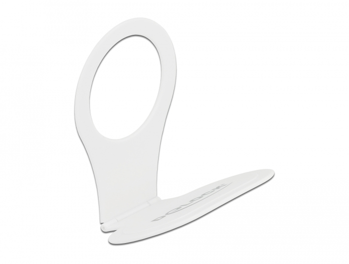 DELOCK Handy Ladehalterung für Steckdose weiß