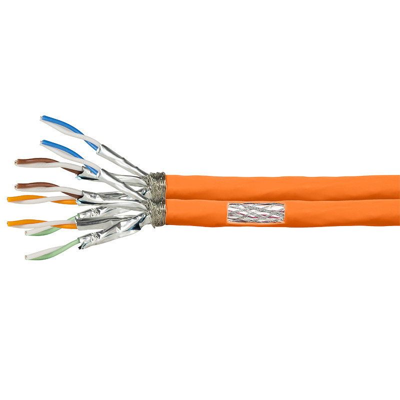 Logilink Verlegekabel S/&shy;FTP Cat7 AWG23 1000MHz,orange,duplex
