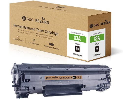 G&G Reborn-Toner kompatibel mit HP 83A /­ CF283A G&G Reborn-Toner kompatibel mit HP 83A /­ CF283A