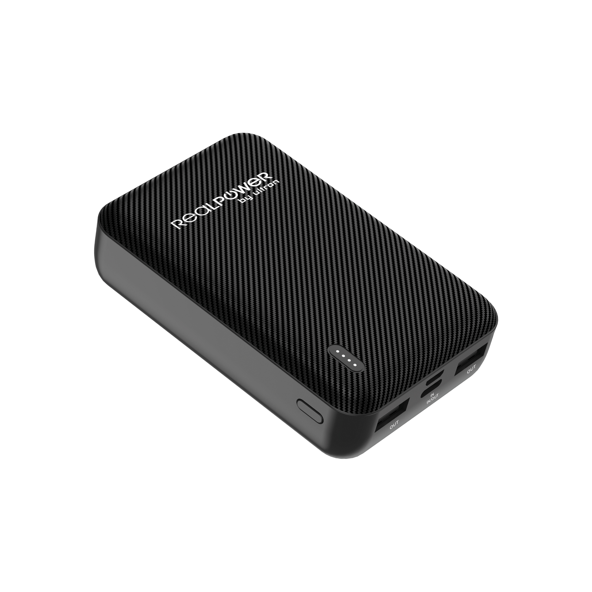 RealPower Powerbank PB-10000 SE schwarz 10.000mAh RealPower Powerbank PB-10000 SE schwarz 10.000mAh