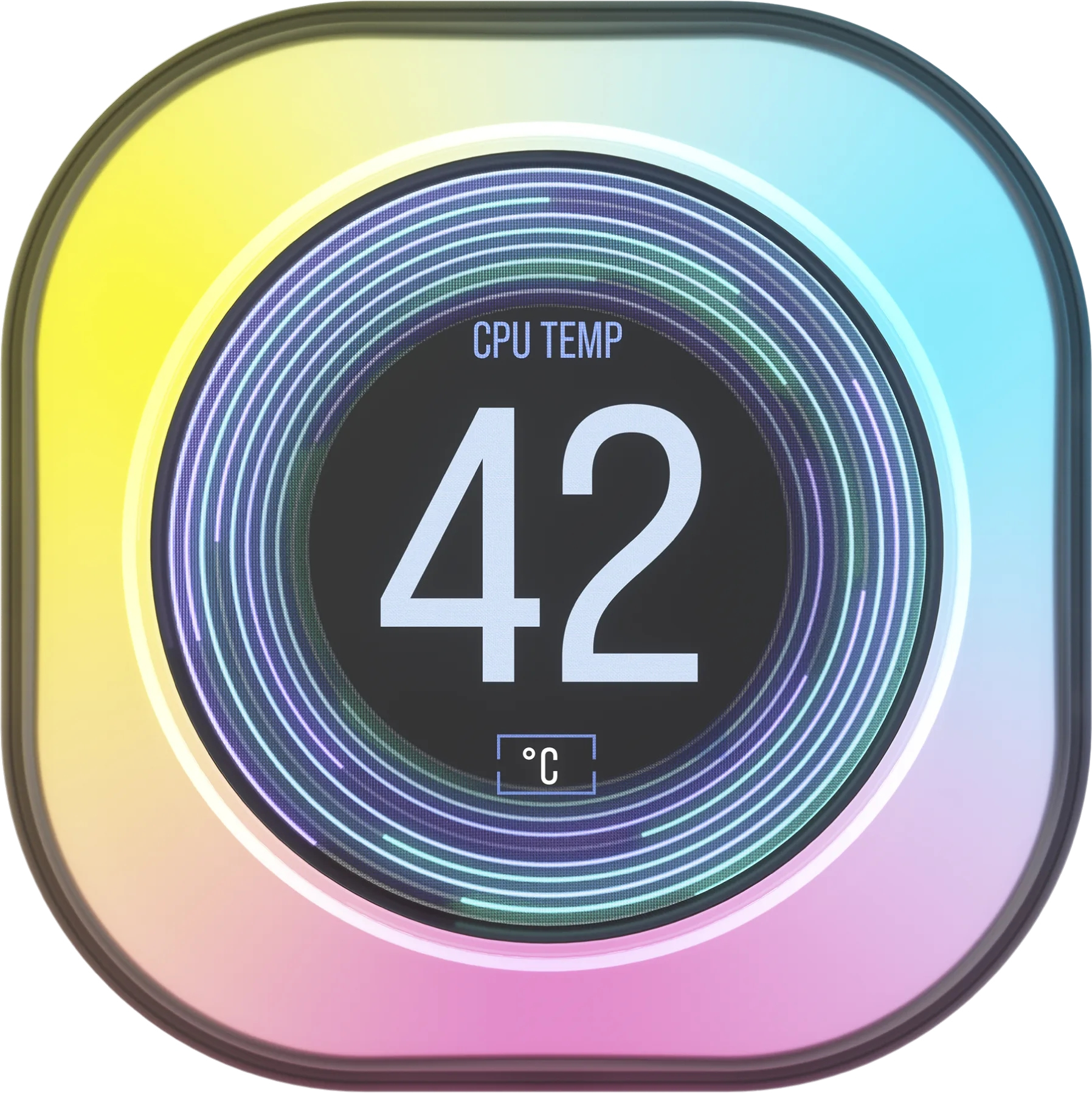 CORSAIR WAK iCUE LINK AIO LCD Screen Module, White