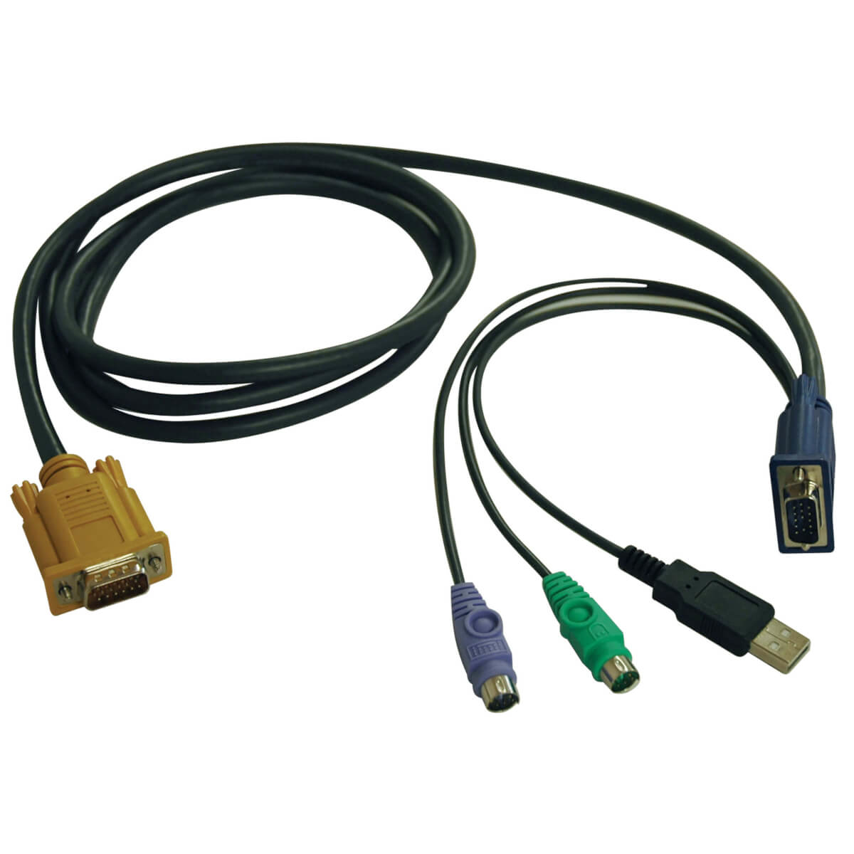 Eaton USB/­PS2 Combo Cable for NetDirector KVM Switches B020 Eaton USB/­PS2 Combo Cable for NetDirector KVM Switches B020