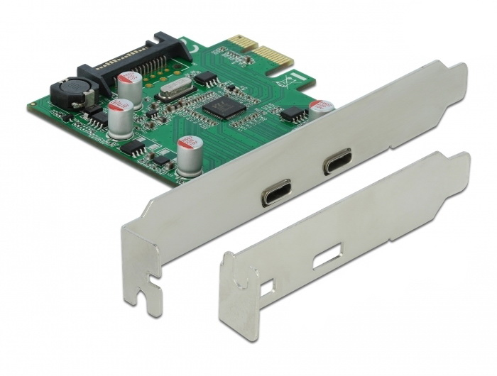 DELOCK PCI Expr x1 Karte > 2x ext SuperSpeed USB 3.2G1 C Bu