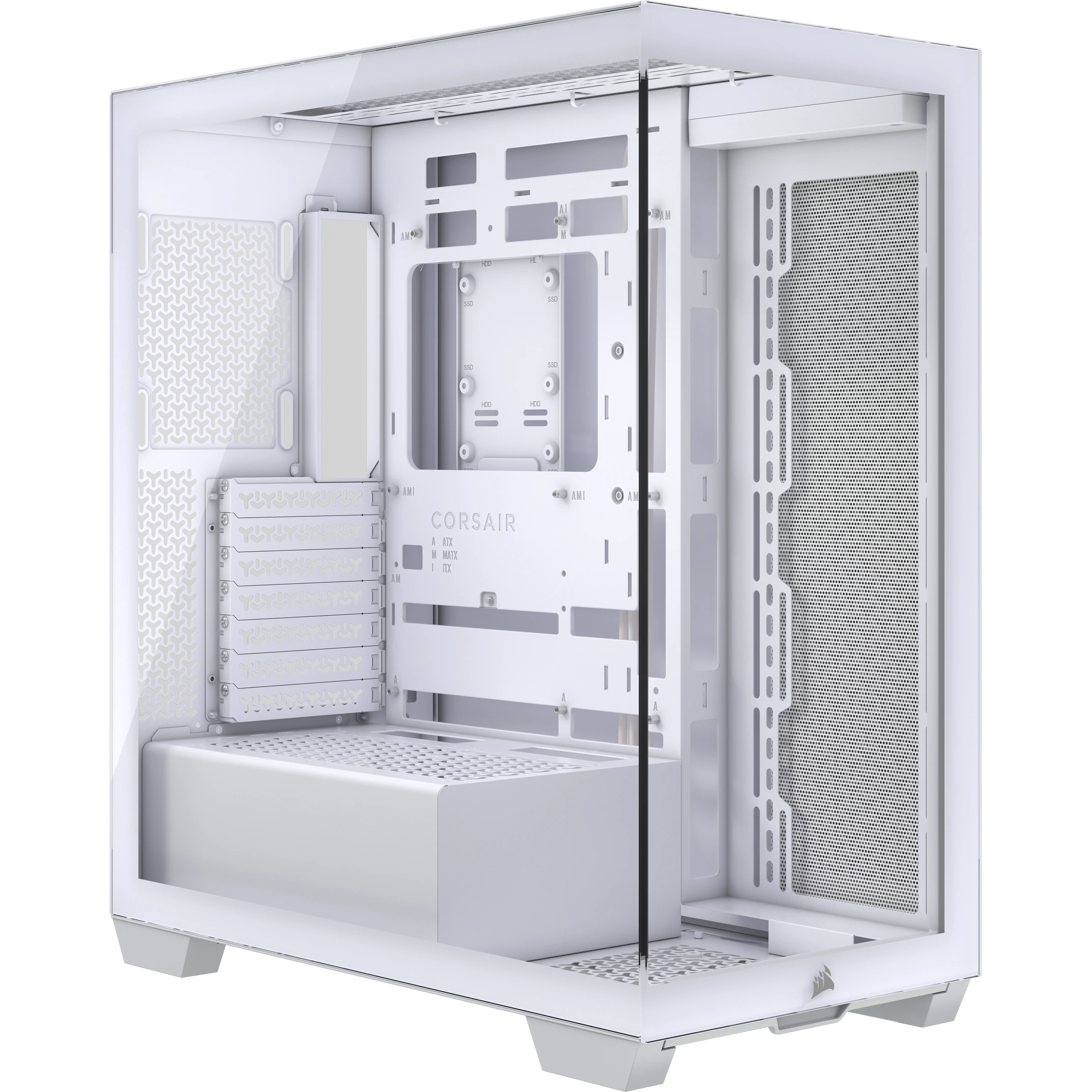 CORSAIR Geh Midi 3500X (Tempered Glass) White