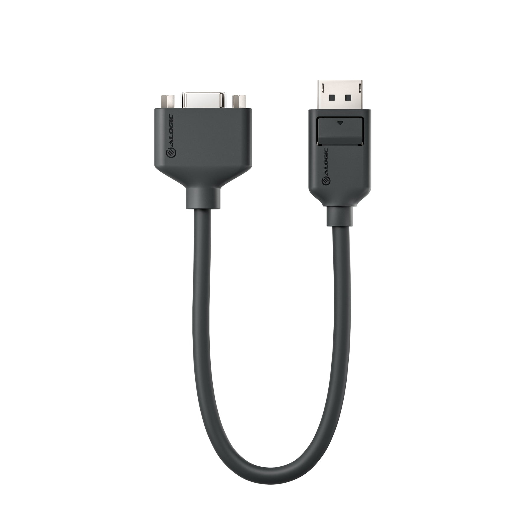 Alogic Adapter DisplayPort DP-> VGA M/&shy;F  0,2m        schwarz