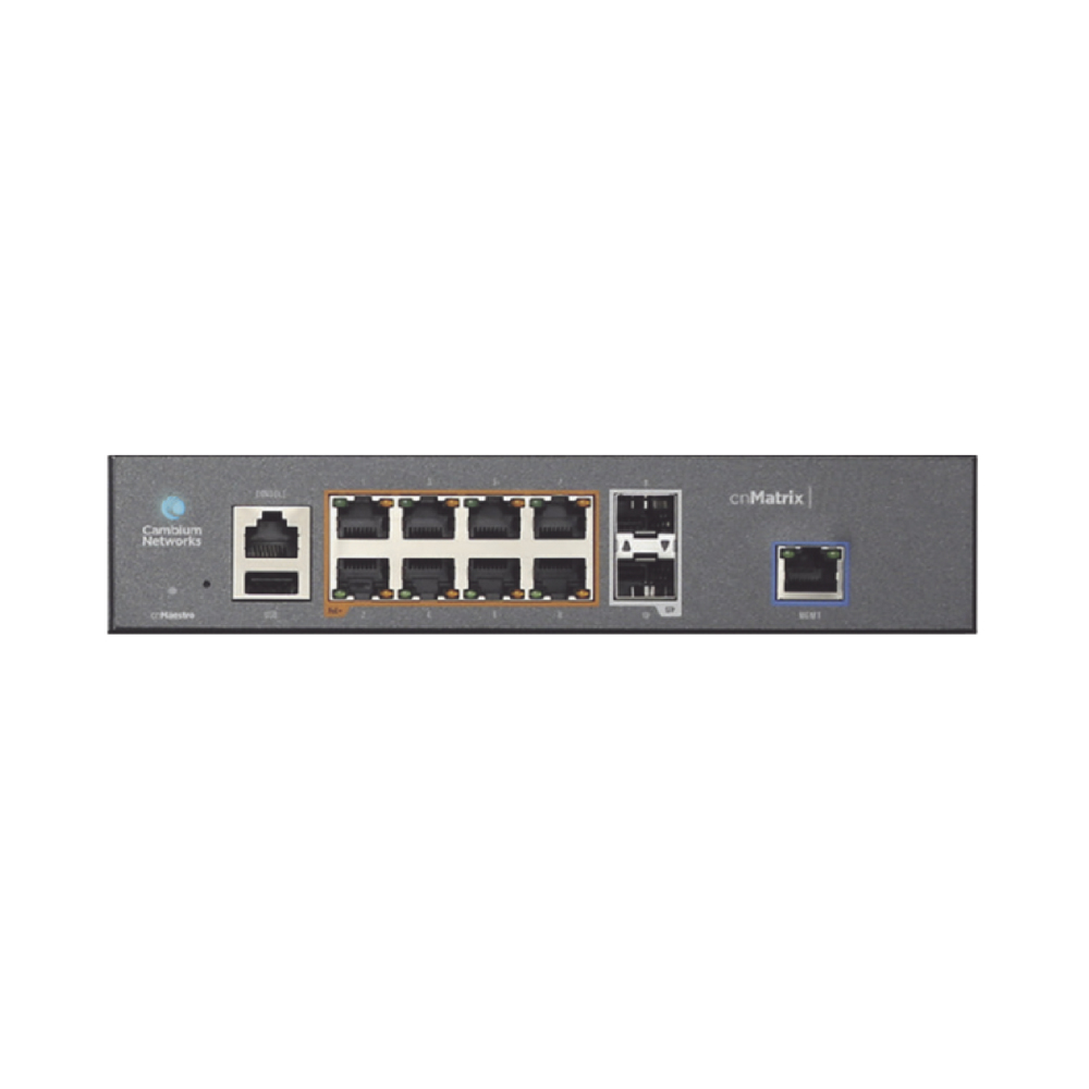 Cambium Networks cnMatrix EX1010-P   8*RJ45 2*SFP   75W PoE