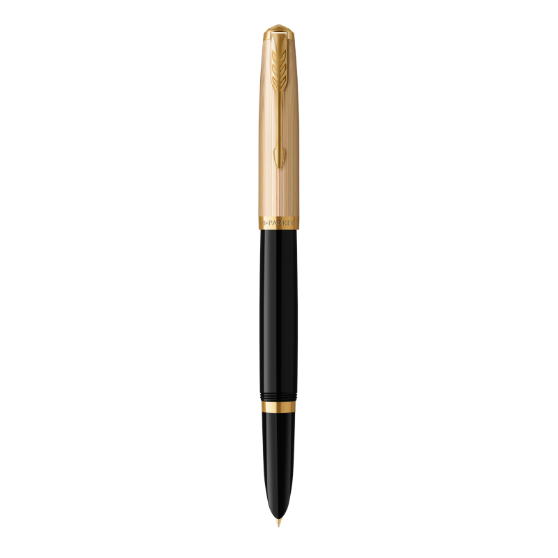 PARKER Füller 51 Black 18K G.C. schwarz F Geschenkbox