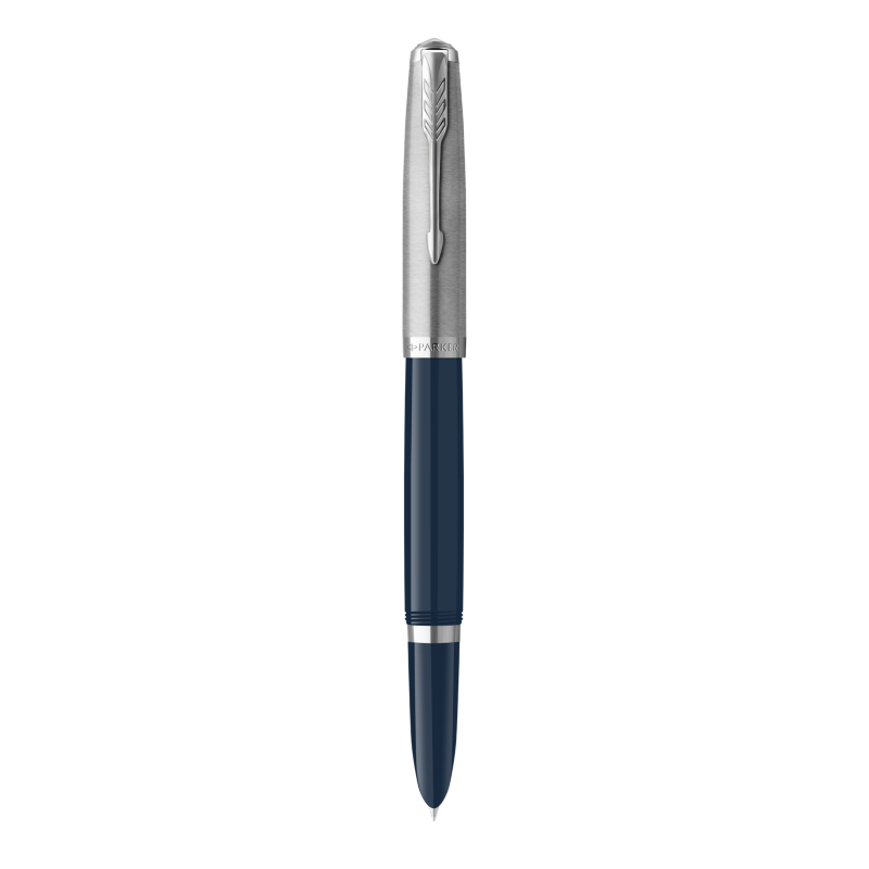 PARKER Füller 51 Midnight Blue C.C. schwarz F Geschenkbox