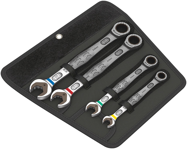 Wera 6000 Joker 4 Set 1 Maul-Ringratschenschlüssel-Satz