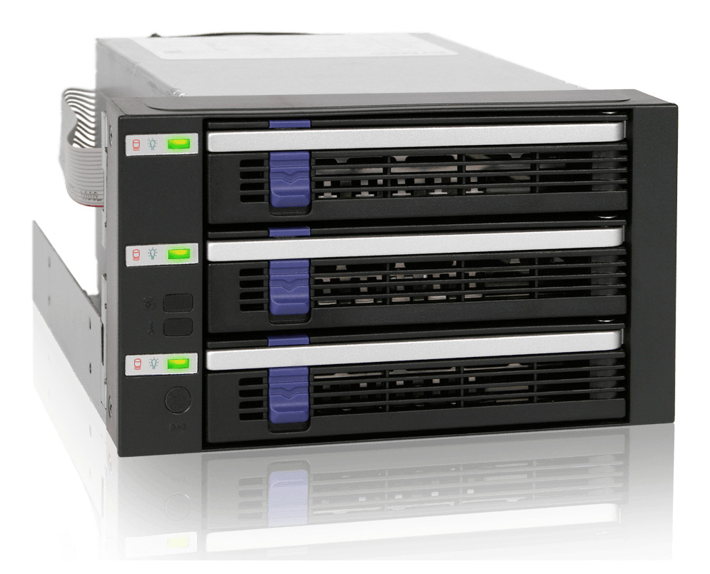 Backplane IcyDock 3x8,9cm SATAI-III in 2x5,25" MB153SP-B Backplane IcyDock 3x8,9cm SATAI-III in 2x5,25" MB153SP-B