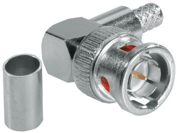 ABUS BNC Winkel Crimp Stecker ABUS BNC Winkel Crimp Stecker