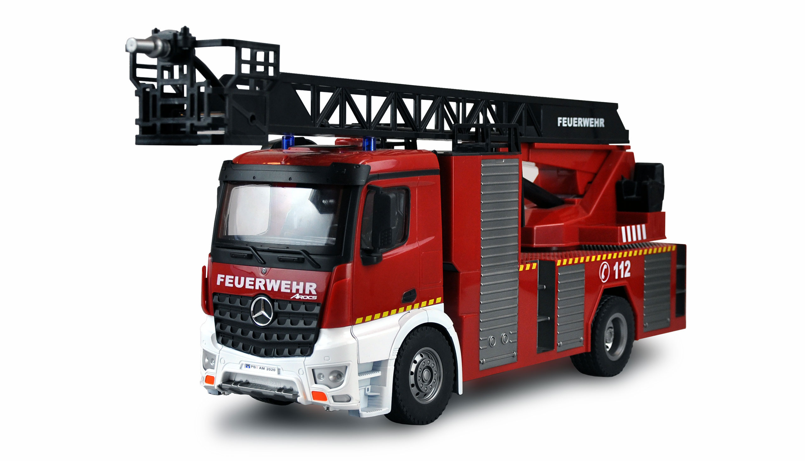 Amewi Mercedes-Benz Feuerwehr Drehleiterfahrzeug 1:18 RTR