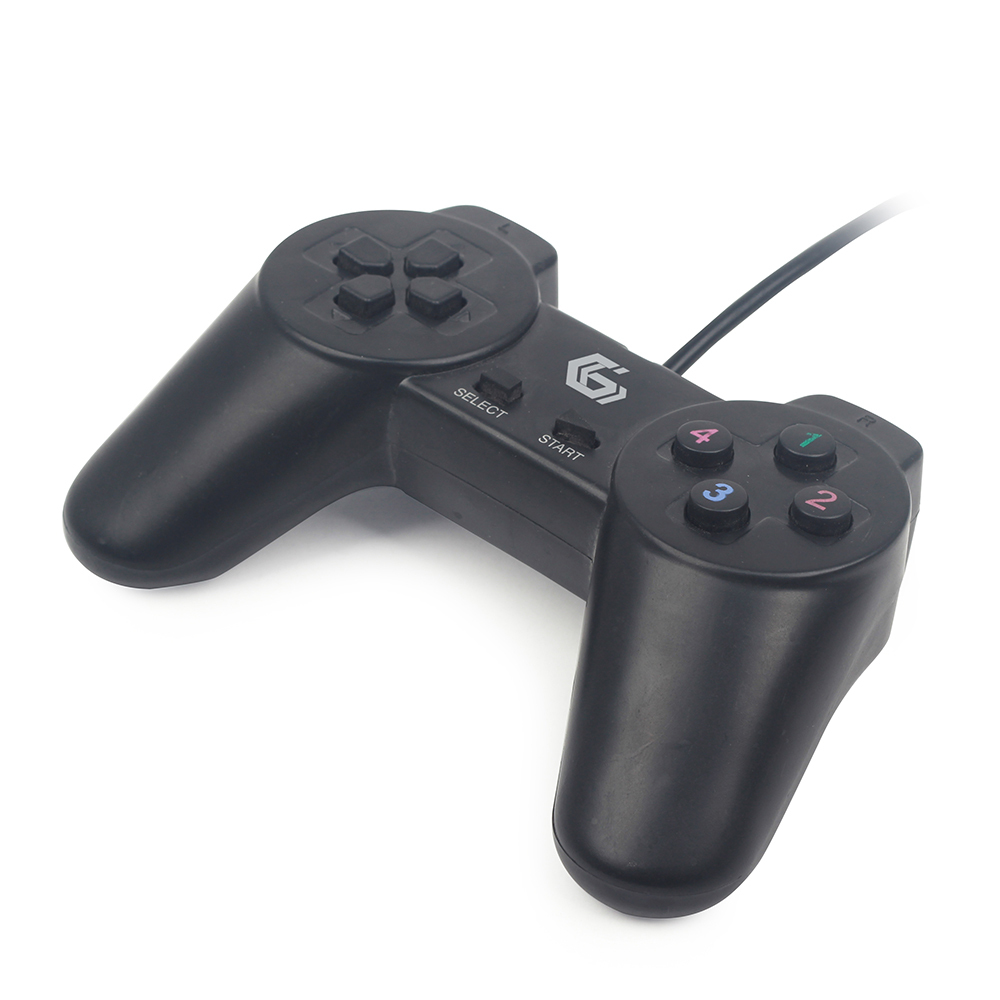 gembird Gamepad USB Gamepad 10 Tasten 4-Wege Digital Pad