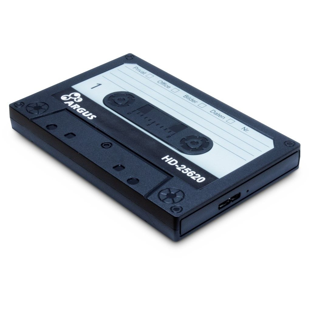 Inter-Tech HDD Gehäuse 2,5" Argus HD-25620 back to the 80`s reta