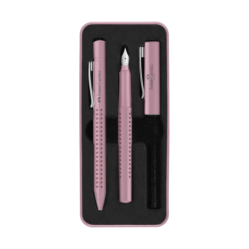FABER-CASTELL Füller M/&shy;KS Set Grip 2010 rose shadows