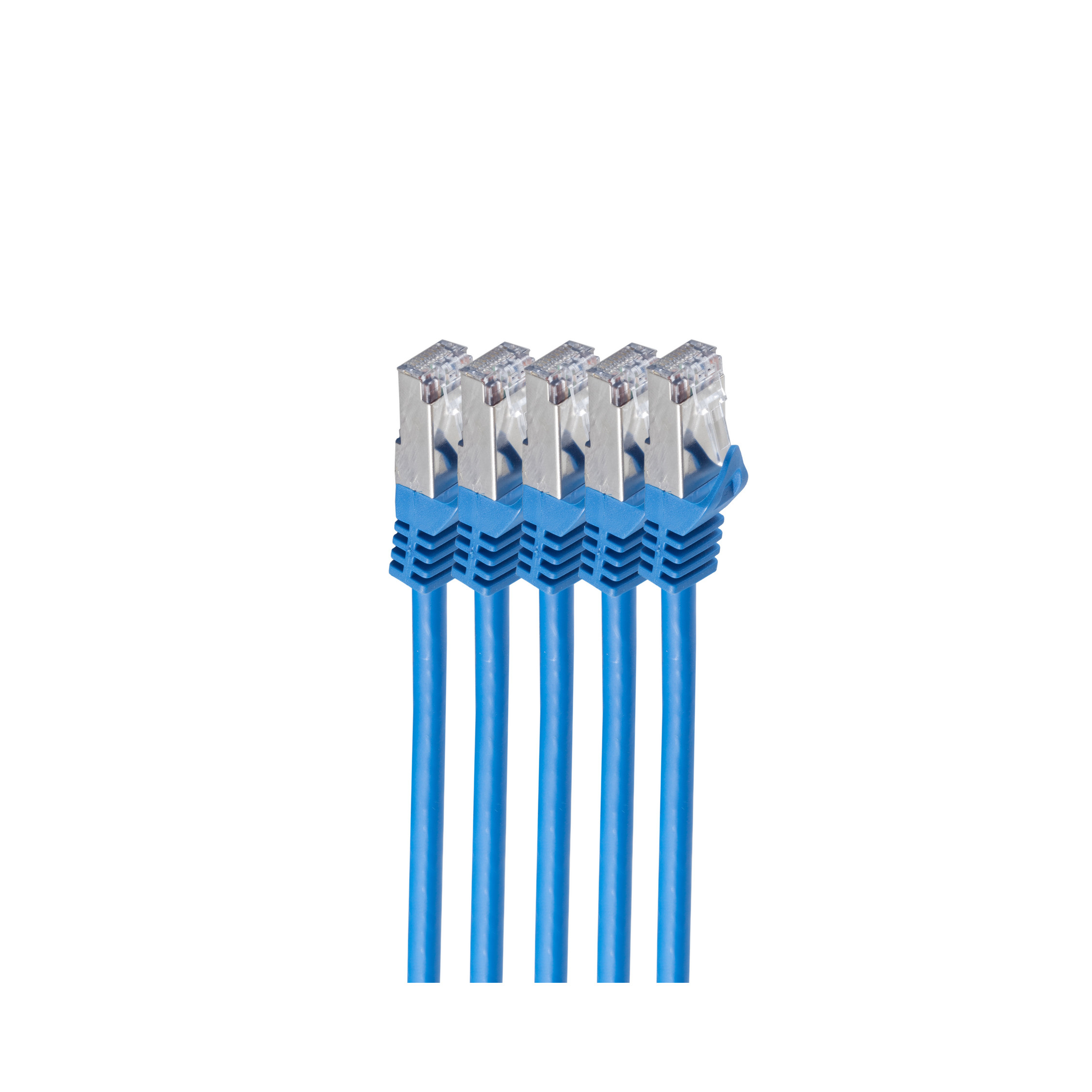 Shiverpeaks RJ45 Patchkabel S/&shy;FTP, Cat7 VE5, 3m blau