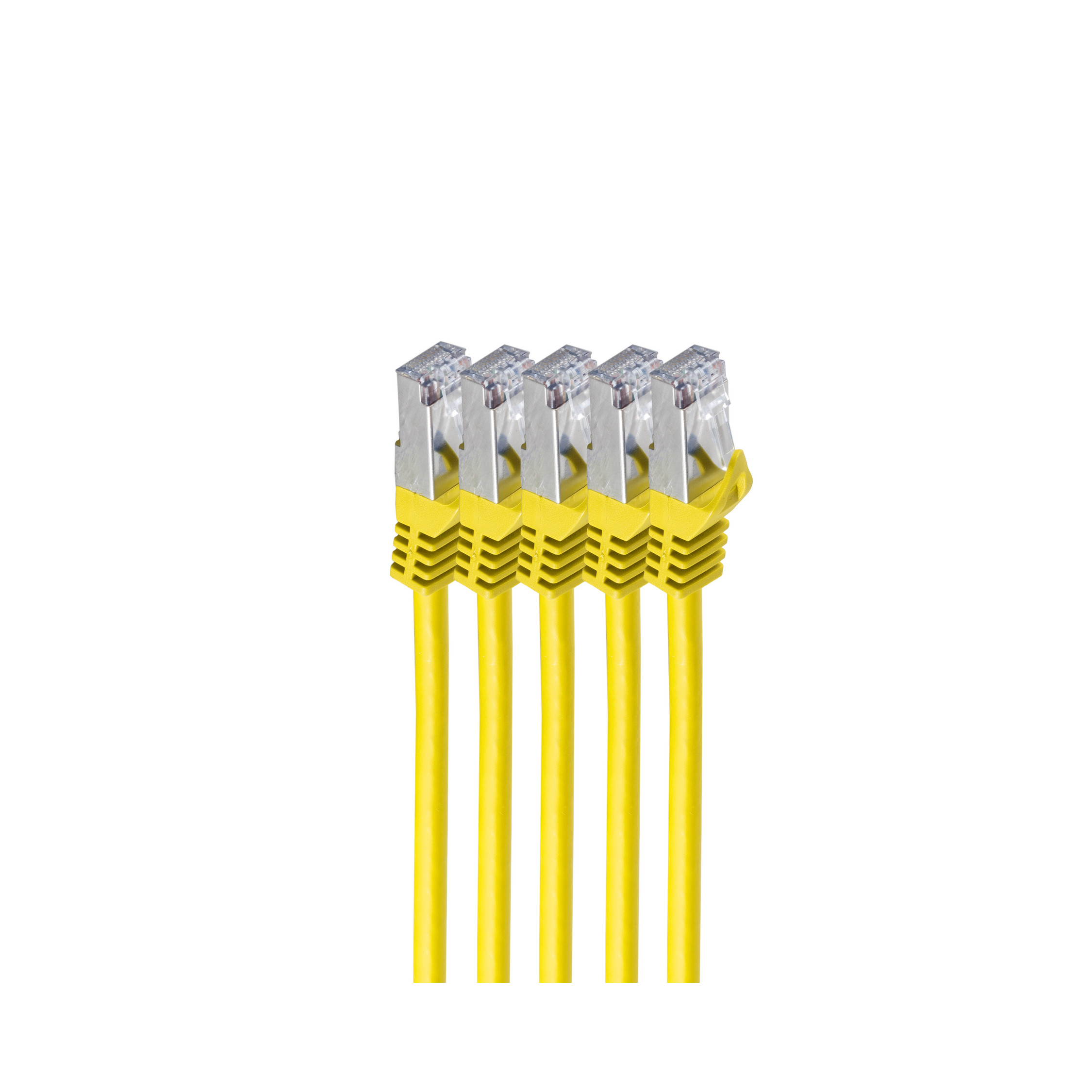 Shiverpeaks RJ45 Patchkabel S/&shy;FTP, Cat7 VE5, 3m gelb