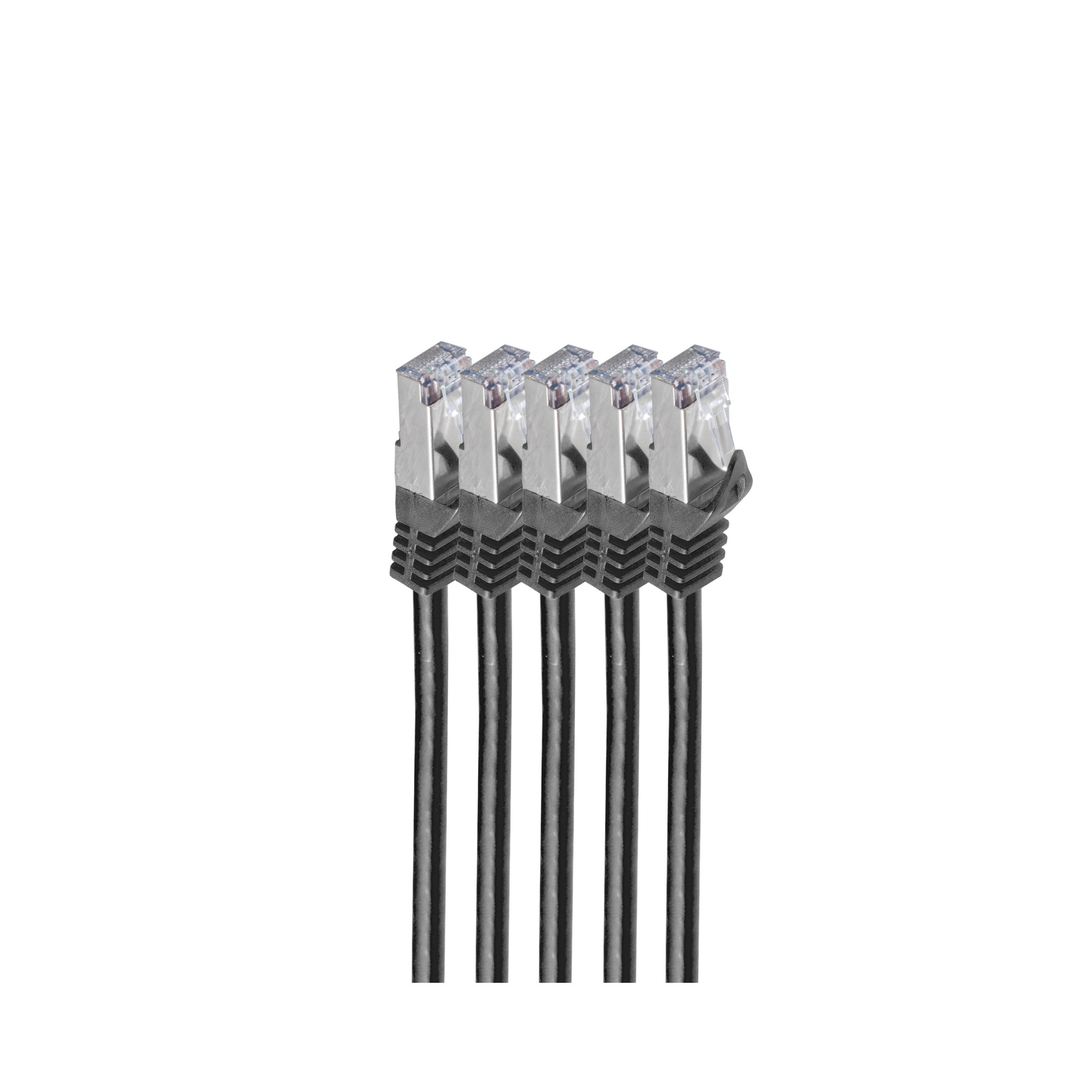 Shiverpeaks RJ45 Patchkabel S/­FTP, Cat7 VE5, 3m schwarz Shiverpeaks RJ45 Patchkabel S/­FTP, Cat7 VE5, 3m schwarz