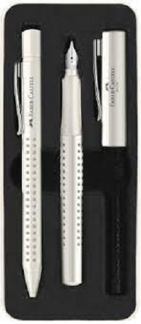 FABER-CASTELL Füller M/&shy;KS Set Grip 2010 coconut milk