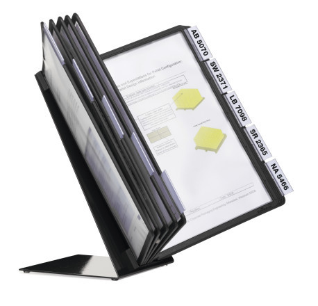 DURABLE TischSichttafelsys VarioTable10 Sichttafeln schwarz